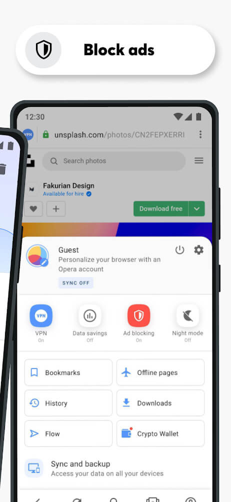 Opera Browser screenshot 4