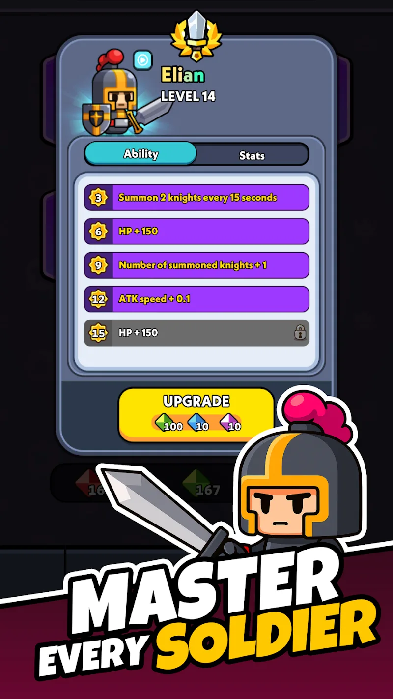 Tiny Warriors Rush - Idle TD screenshot 5