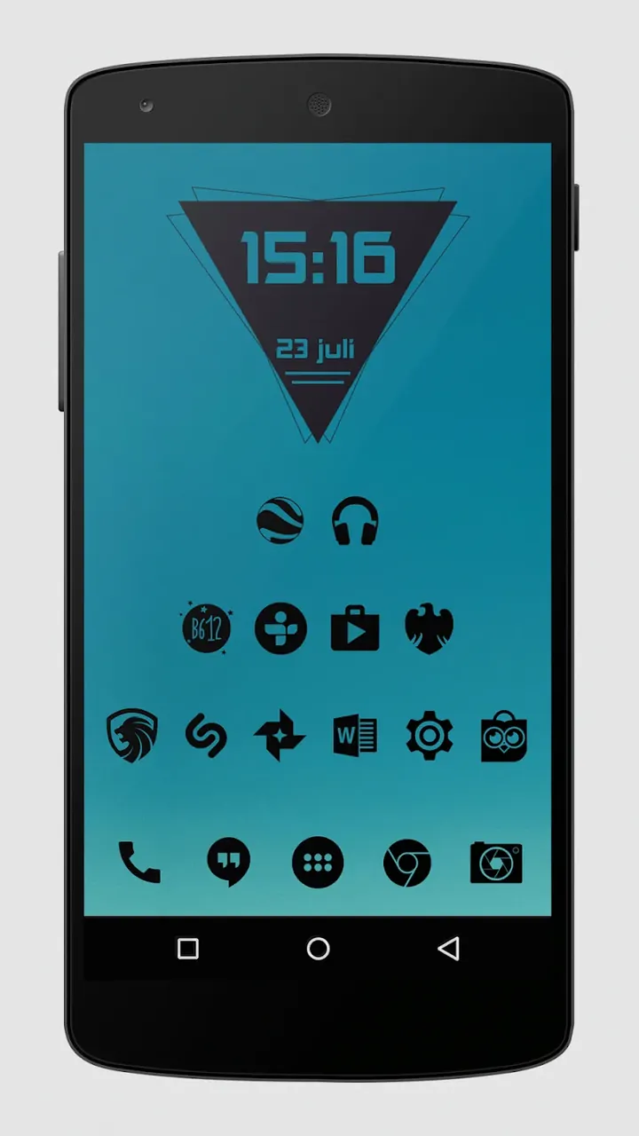 Zwart - Black Icon Pack screenshot 4