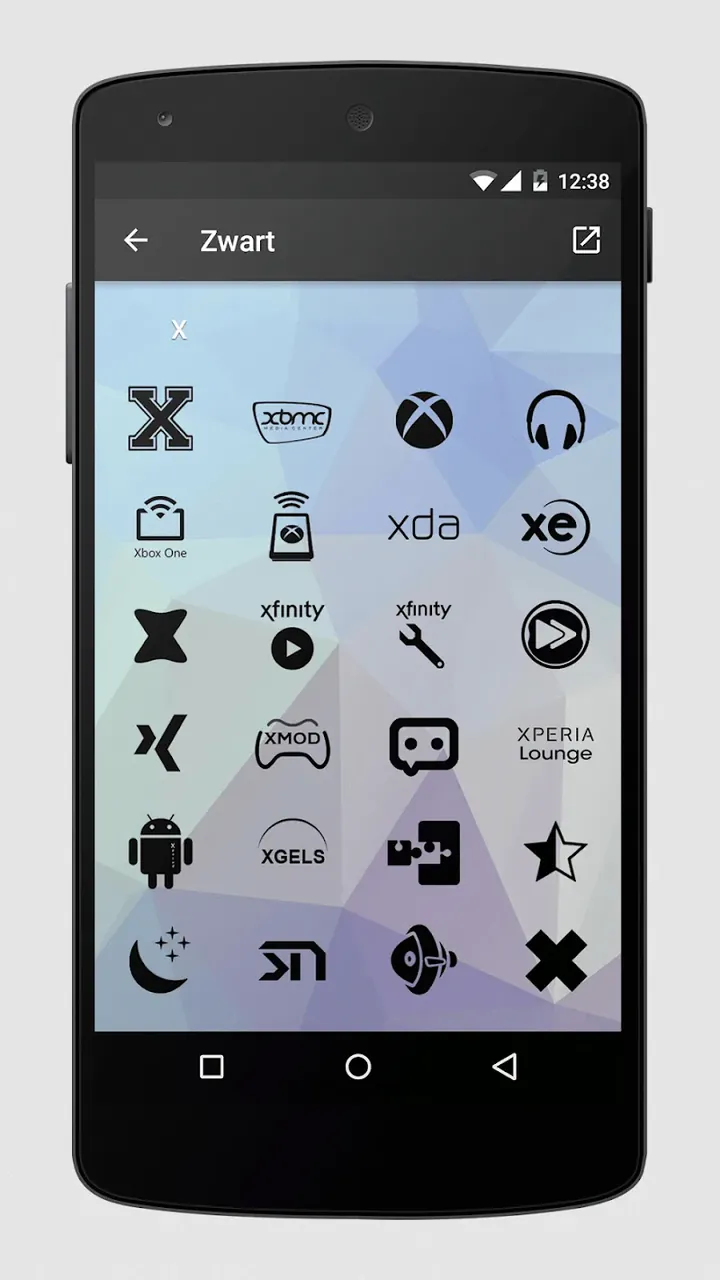 Zwart - Black Icon Pack screenshot 6