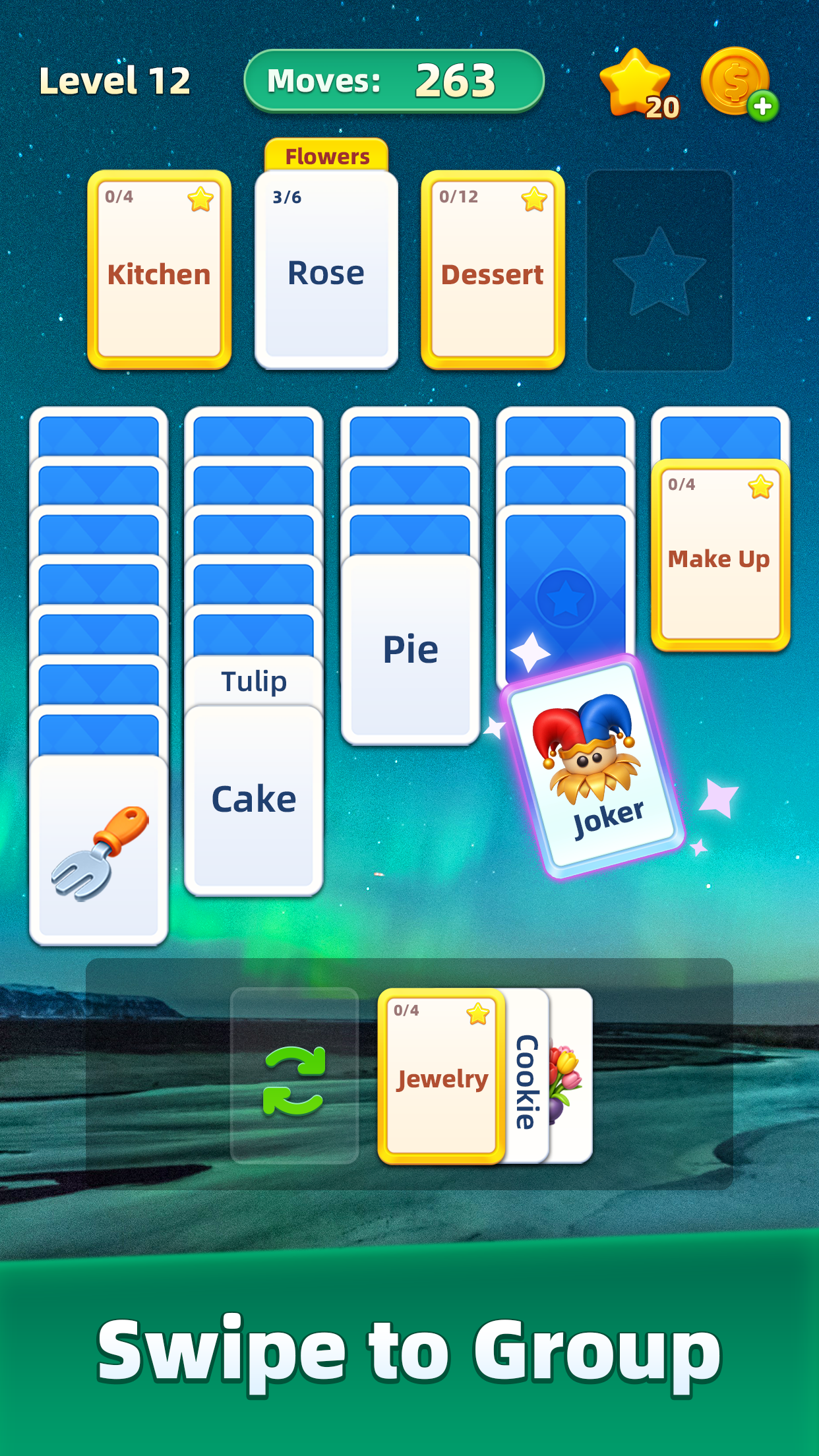 Word MindSort: Solitaire screenshot 2