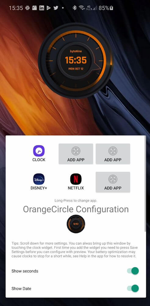 Android Clock Widgets screenshot 5