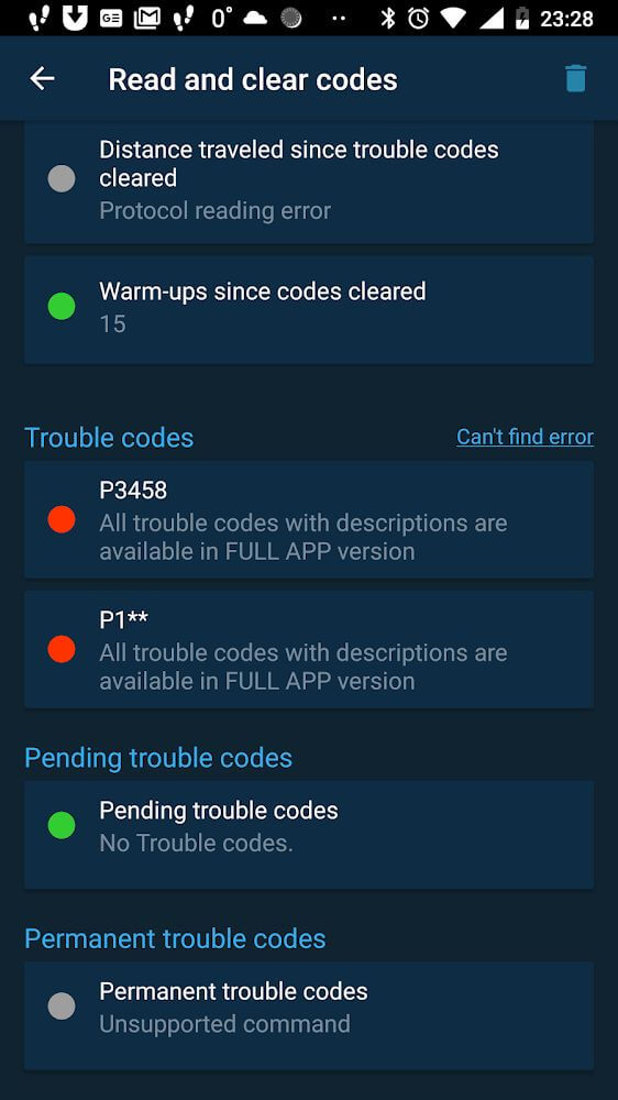 Obd Mary – OBD2 Car Scanner screenshot 4
