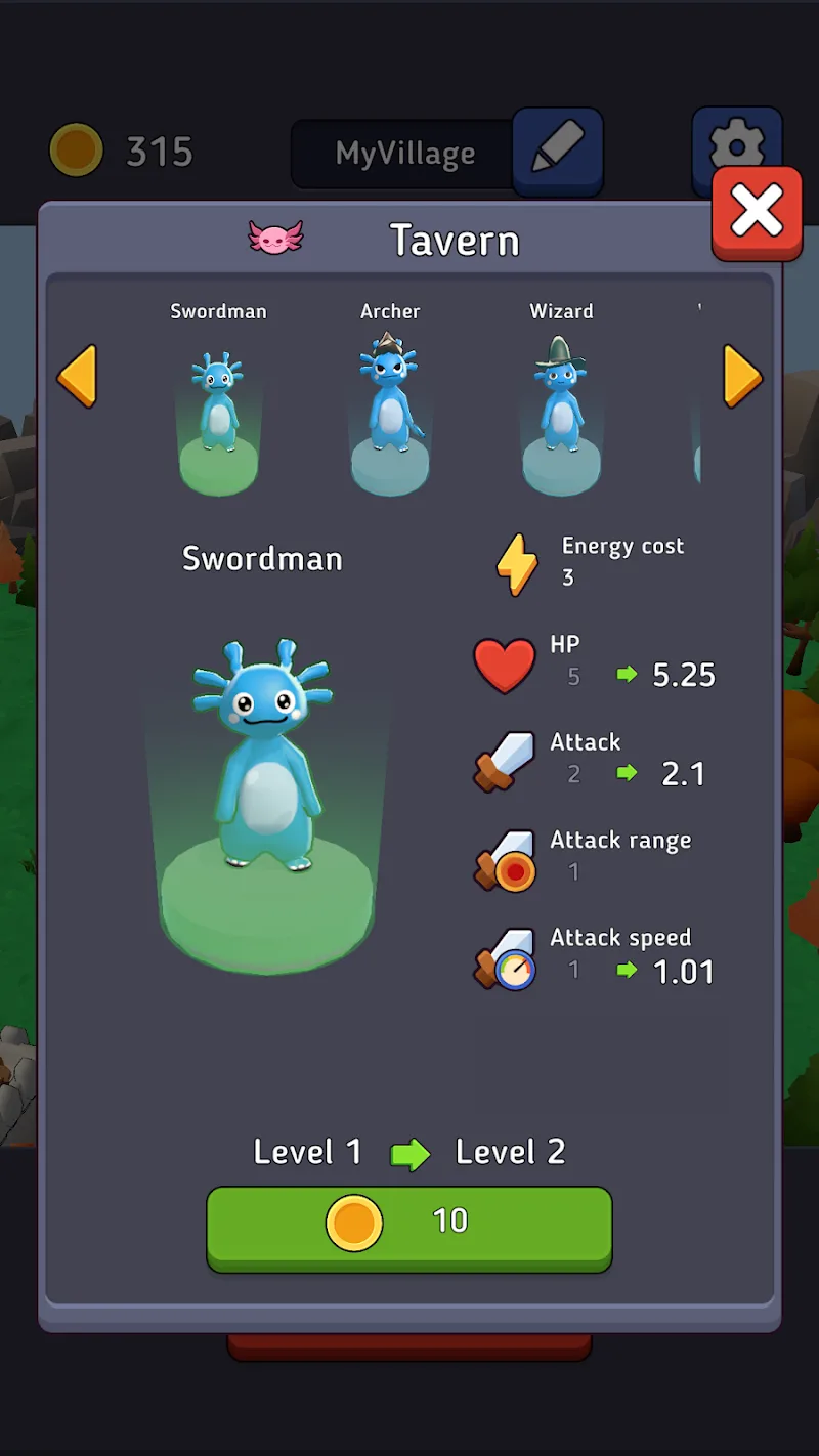 Axolotl Idler Tower Defense screenshot 3