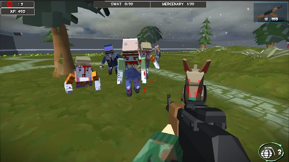 Combat Pixel Zombie Survival screenshot 2