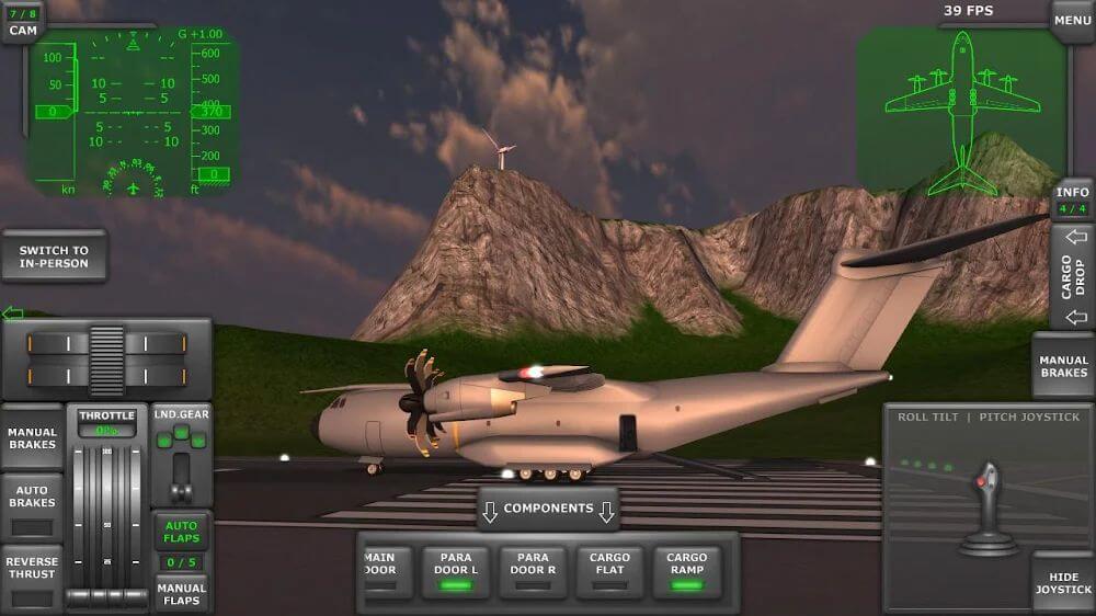 Turboprop Flight Simulator 3D screenshot 3