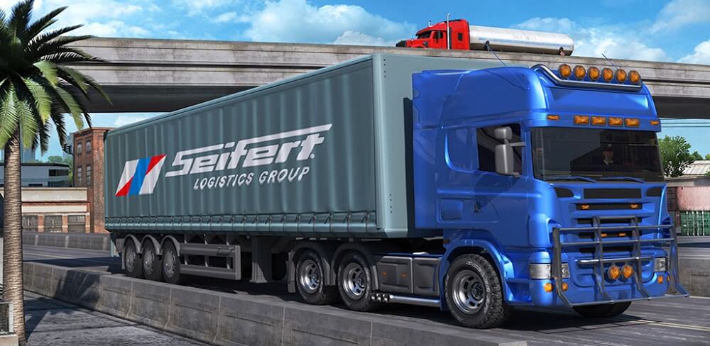 City Euro Truck Simulator 3D screenshot 1