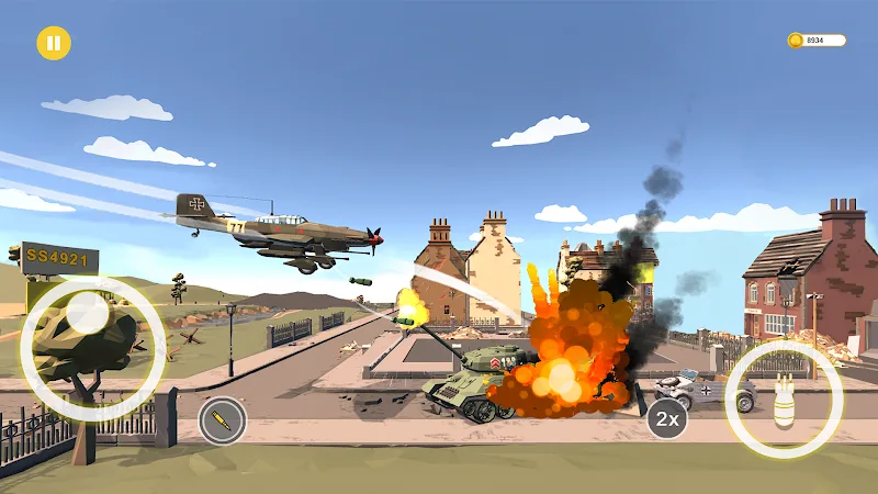 Ace Bomber WW2 Warplanes screenshot 2