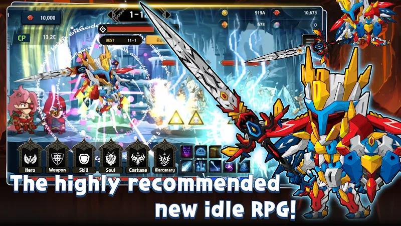 [VIP] Mega Knight : Idle RPG screenshot 2