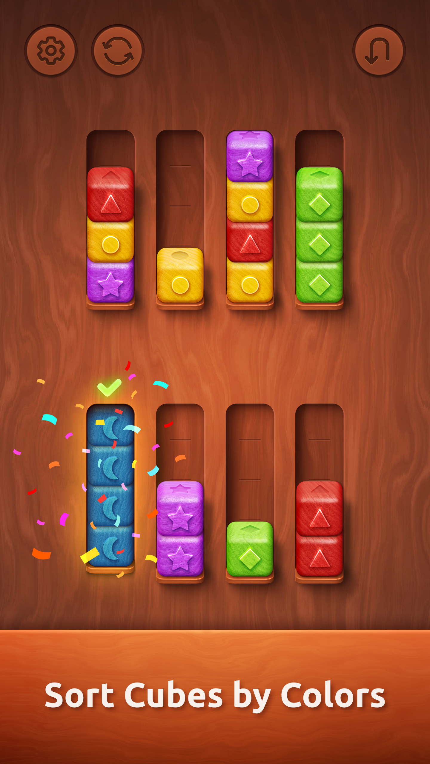 Colorwood Sort Puzzle Game screenshot 6