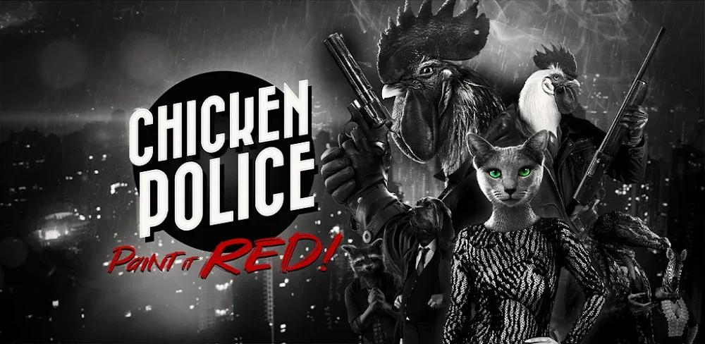 Chicken Police – Paint it RED! screenshot 1