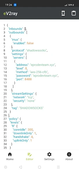 e-V2ray screenshot 3