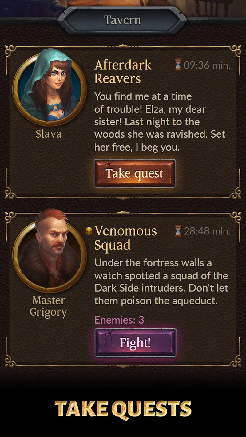 Age of Revenge: Turn Based RPG screenshot 5