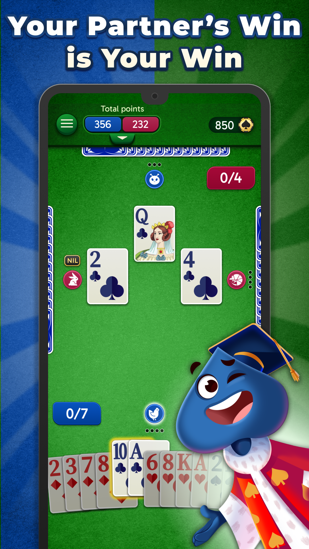 Spades Stars - Card Game screenshot 4