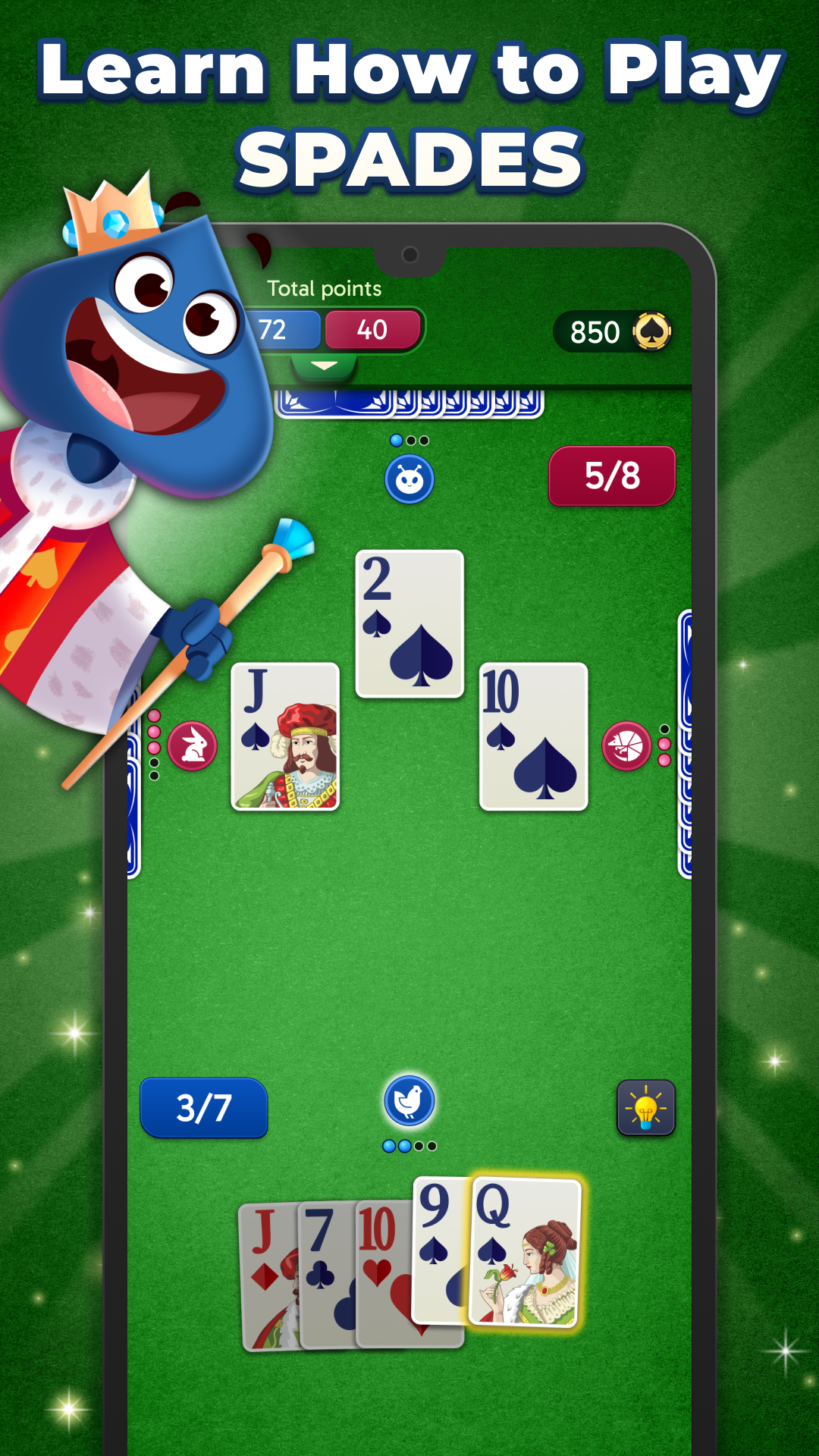 Spades Stars - Card Game screenshot 6