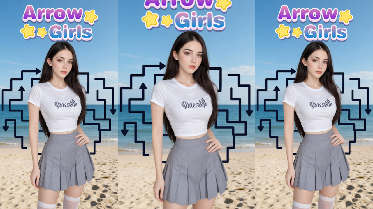 Arrow Girls: Velvet Puzzle screenshot 1