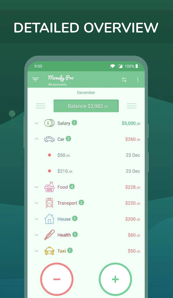 Monefy Pro screenshot 3