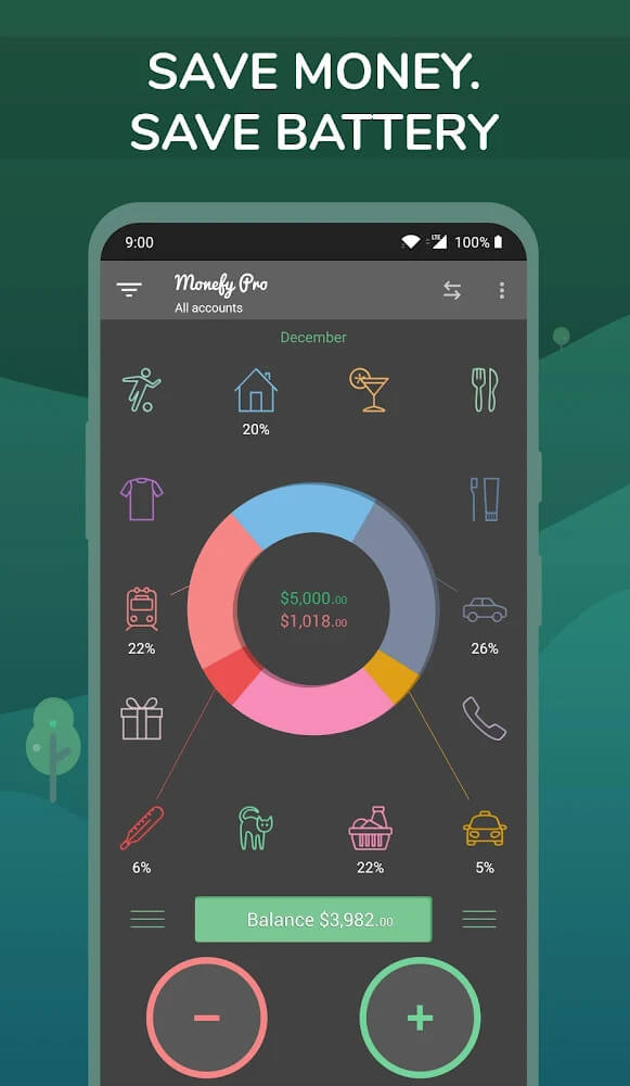 Monefy Pro screenshot 4