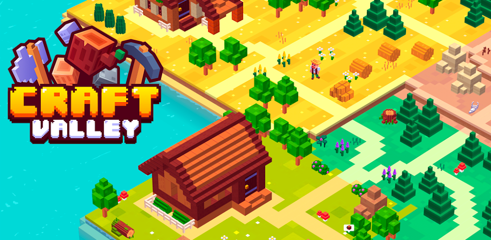 Craft Valley - Building Game screenshot 1