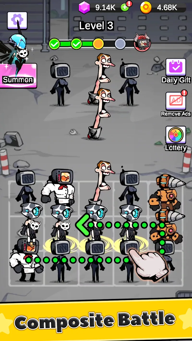 Battle Warriors: Strategy Game screenshot 2