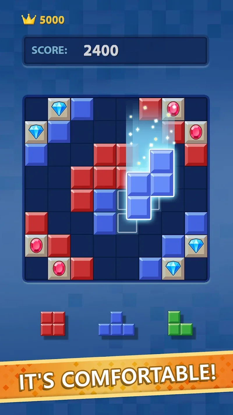 Image 5: *Block Puzzle: Block Smash* user interface