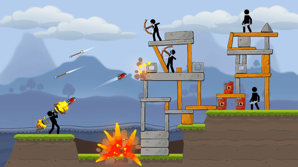 Boom Stick: Bazooka Puzzles screenshot 2