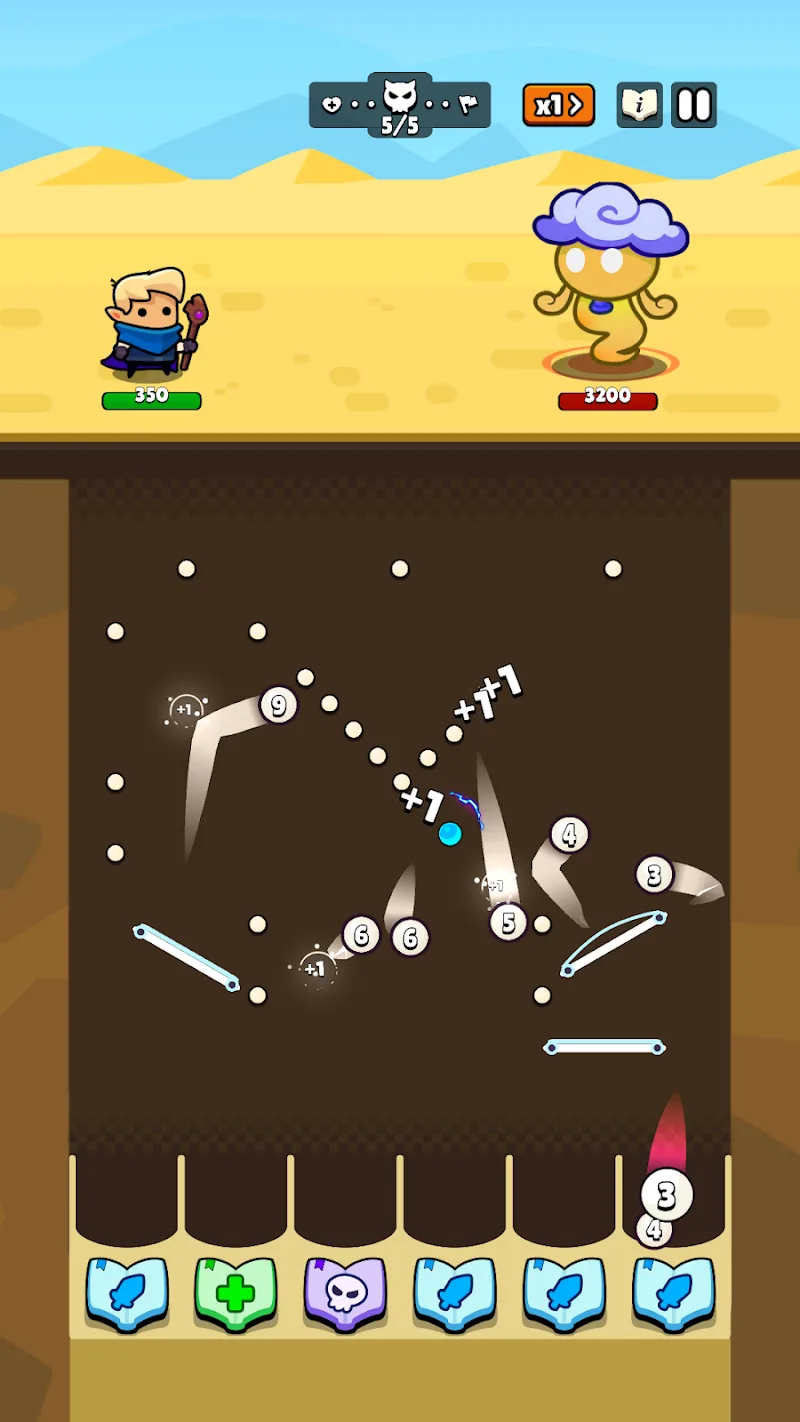 Bounce Hero: Pachinko Dungeon screenshot 5