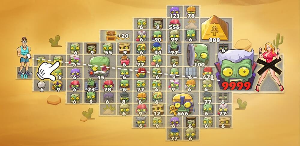 Breaker Fun 2: Zombie Brick screenshot 1