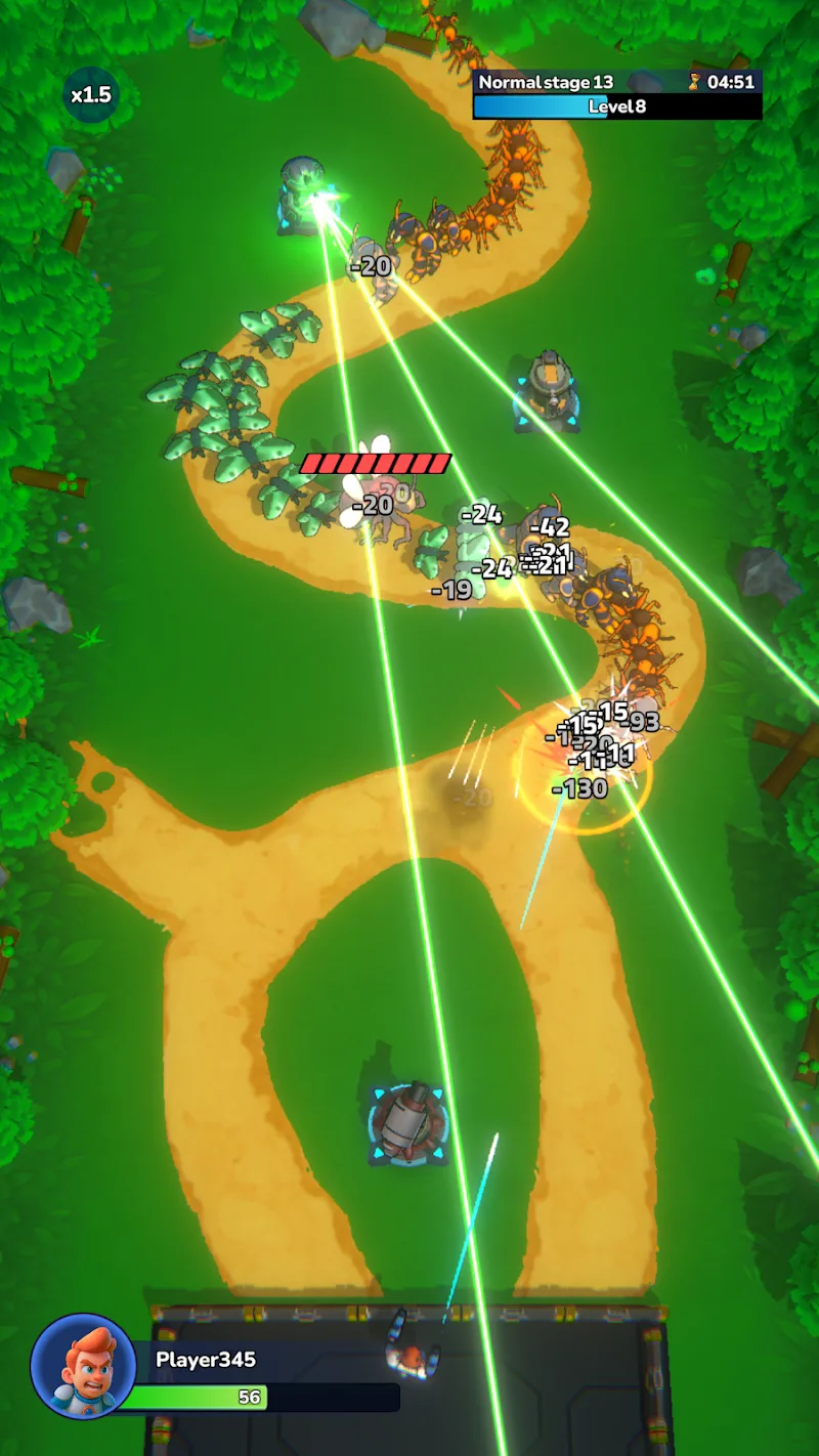 Bugs Attack Tower Defence screenshot 2