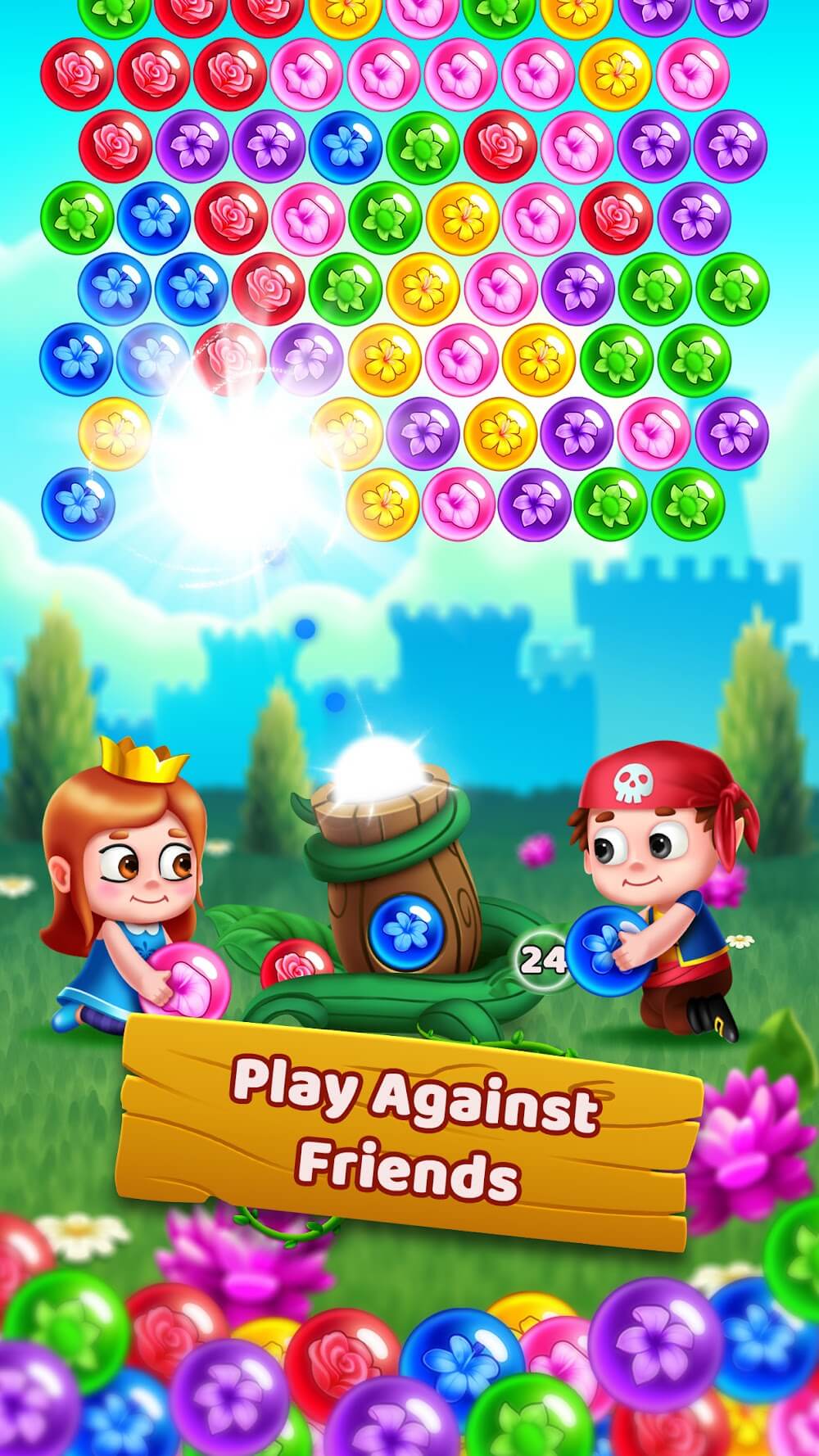 Bubble Shooter - Flower Games screenshot 5