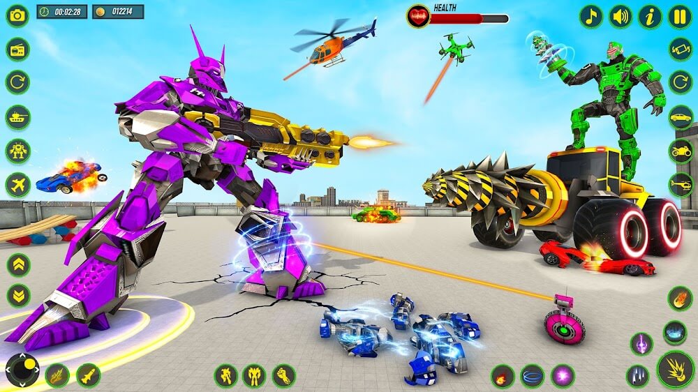 Bull Robot Car Transforming screenshot 6