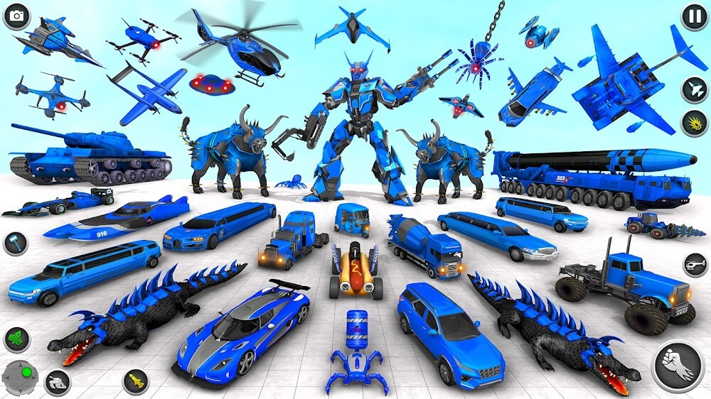 Bull Robot Car Transforming screenshot 3