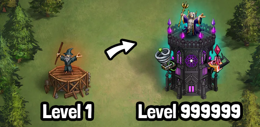 Evil Tower - Idle Defense TD screenshot 1