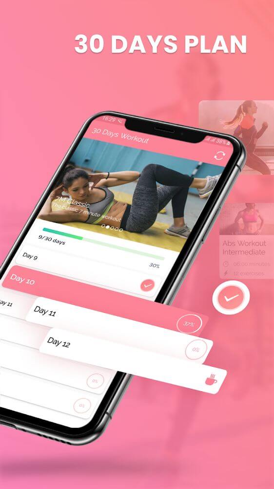 30 Days Women Workout Fitness screenshot 3