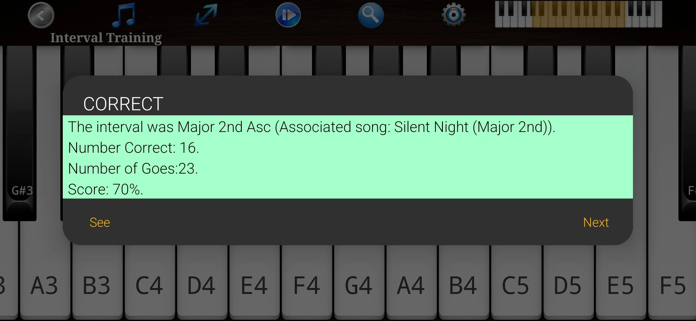 Piano Ear Training screenshot 2