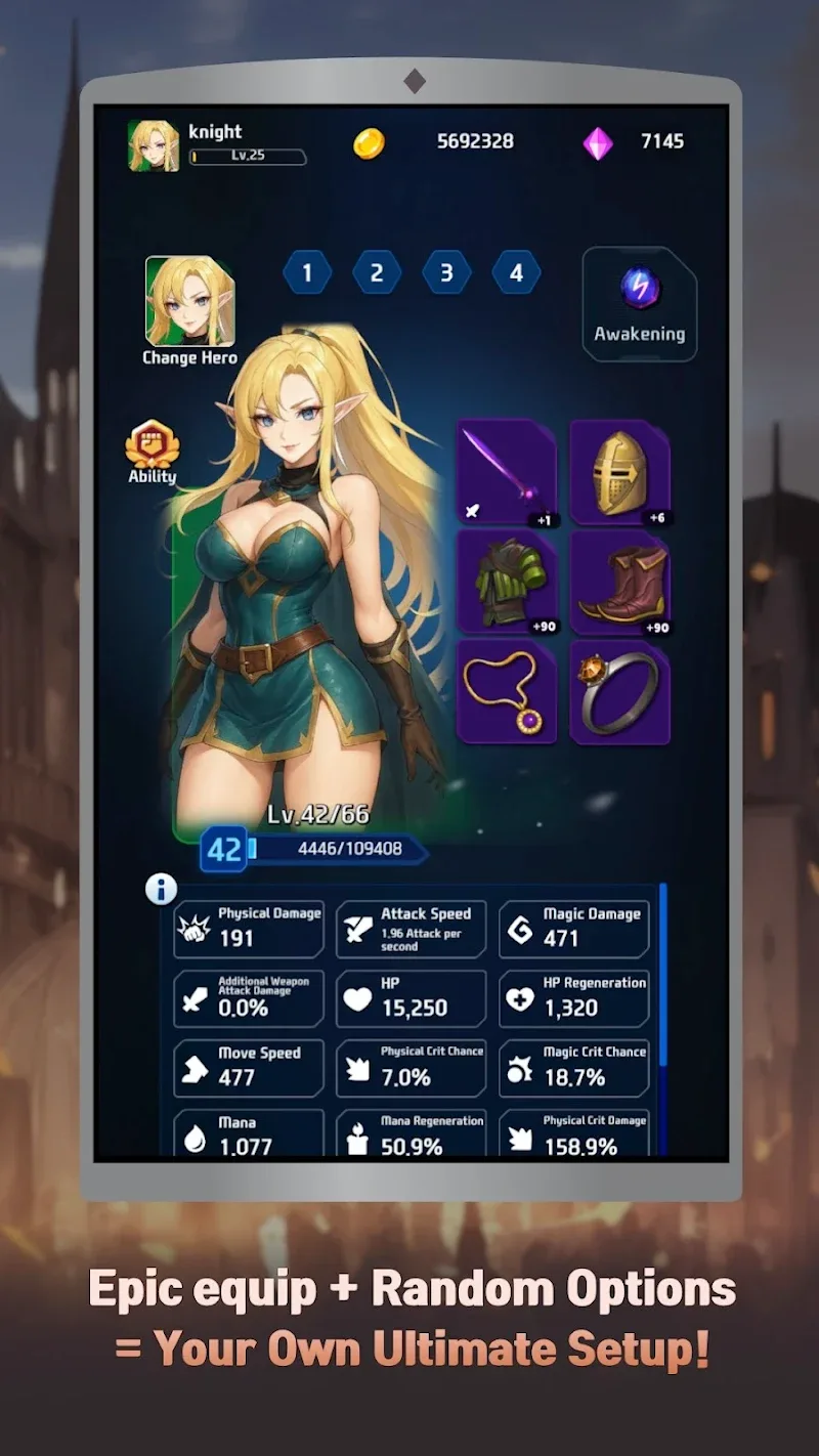 Arcane Knight: Idle RPG screenshot 5