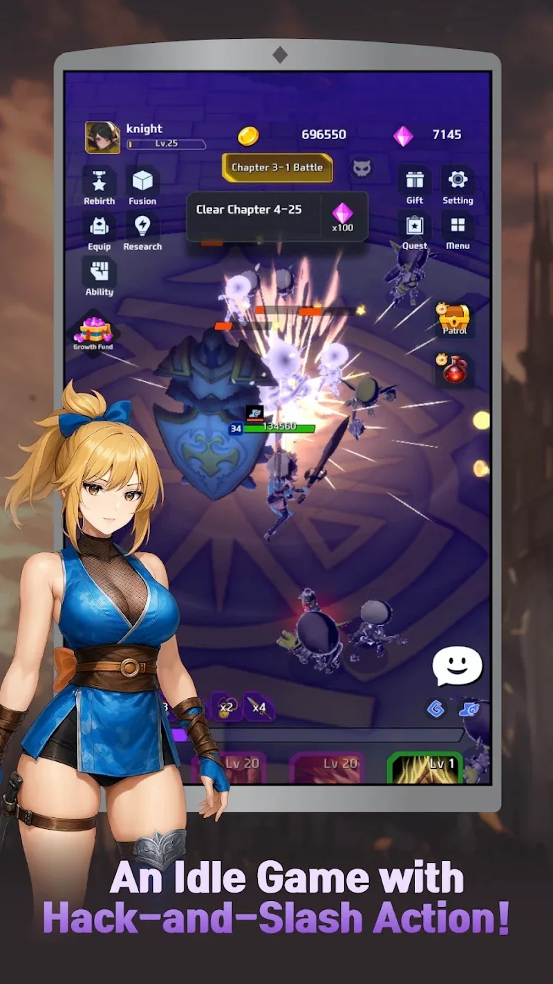 Arcane Knight: Idle RPG screenshot 4