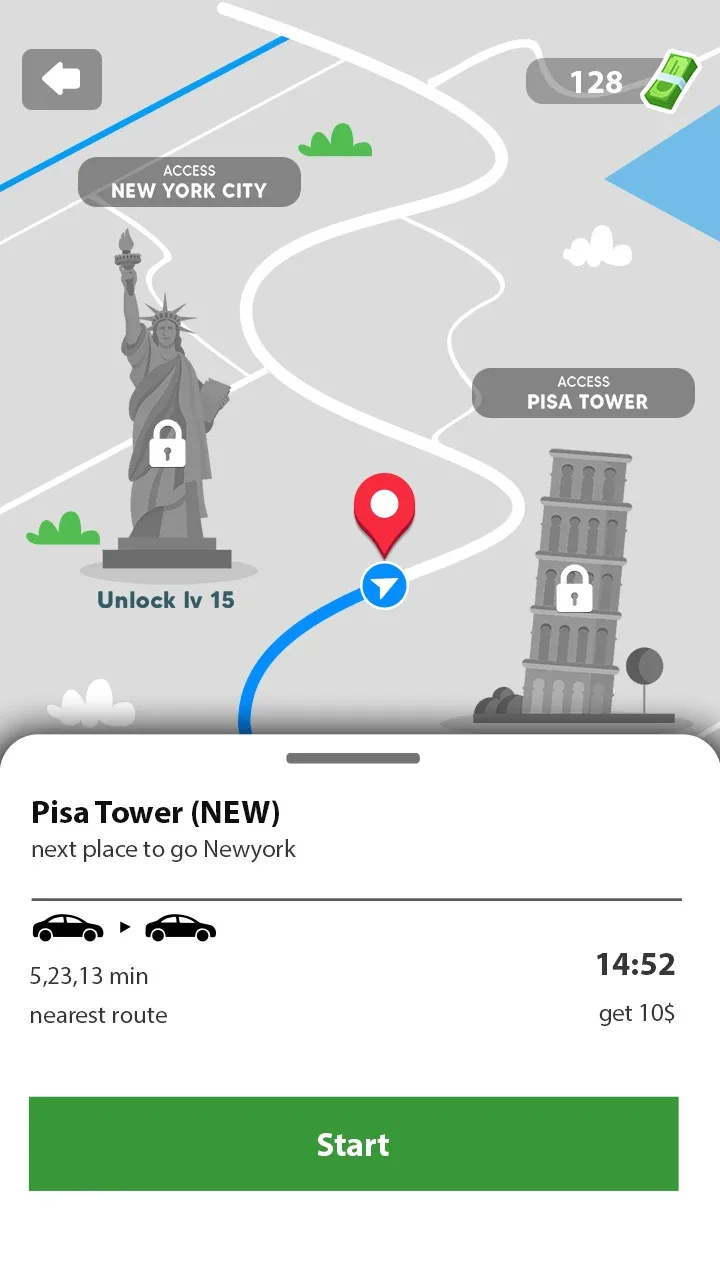 Car Driving Taxi Game screenshot 4