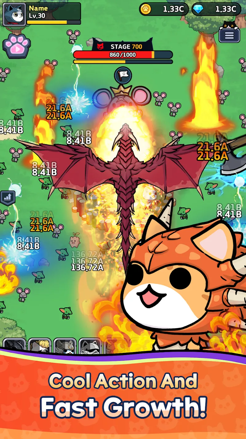 Cat Fortress : Idle Defense screenshot 3