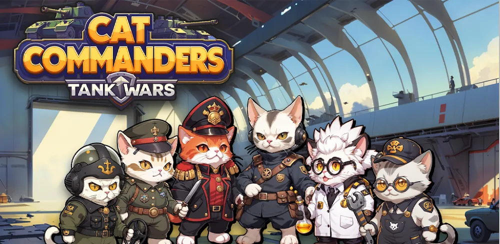 Cat Commanders: Tank Wars screenshot 1
