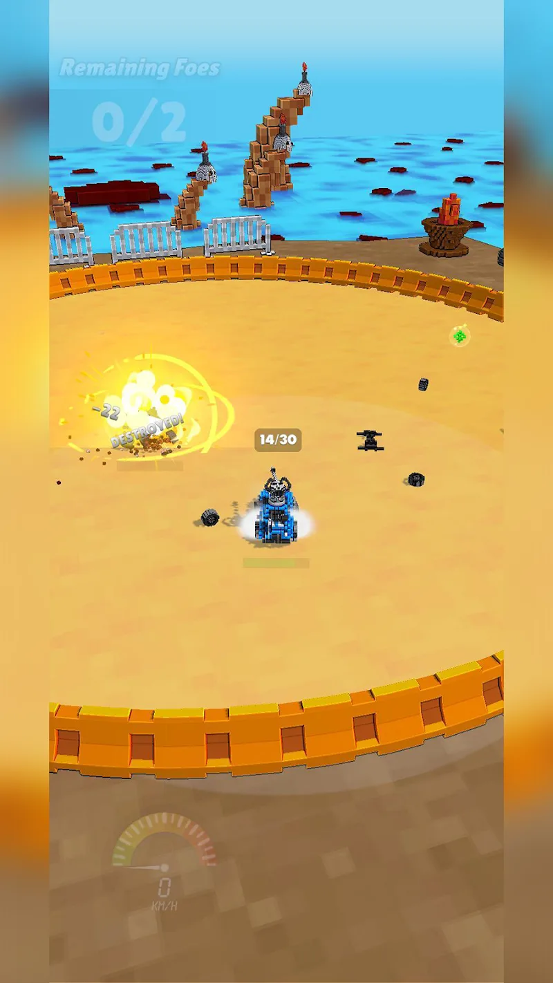 Cars Battle - Voxel Edition screenshot 6