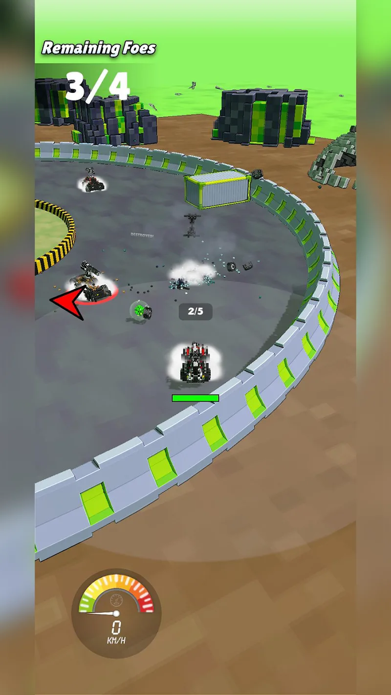 Cars Battle - Voxel Edition screenshot 5
