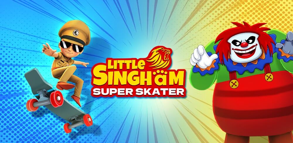 Little Singham Super Skater screenshot 1