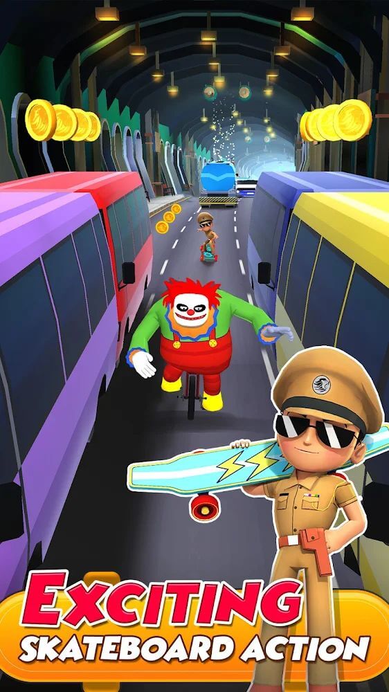 Little Singham Super Skater screenshot 2