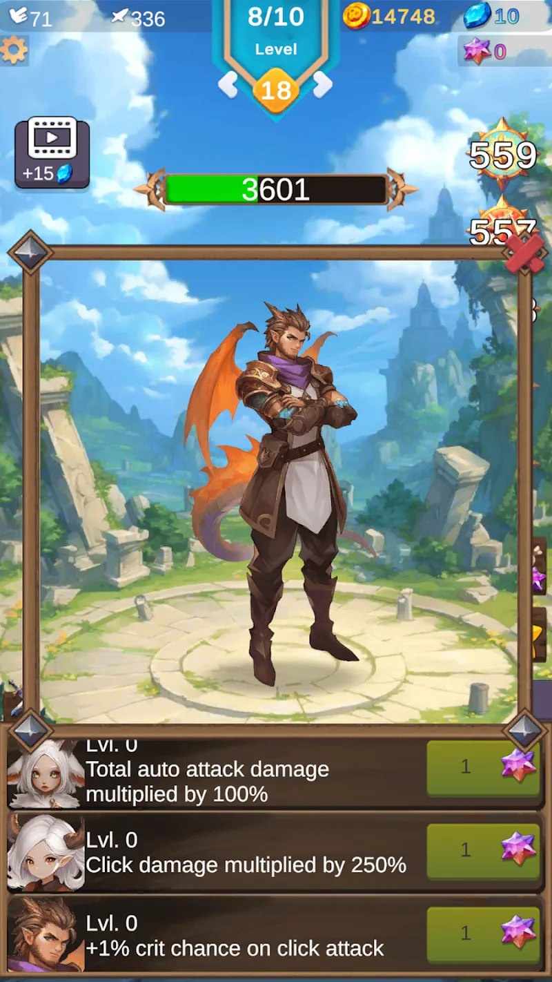 Anima Saga - RPG Clicker screenshot 5