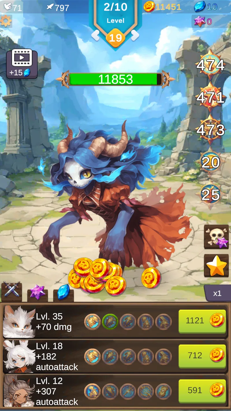 Anima Saga - RPG Clicker screenshot 6