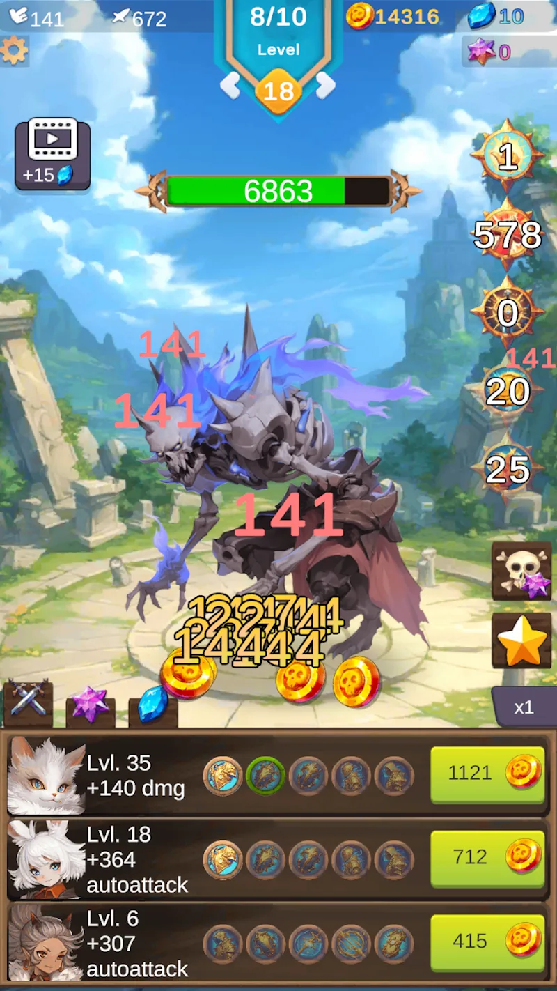 Anima Saga - RPG Clicker screenshot 2