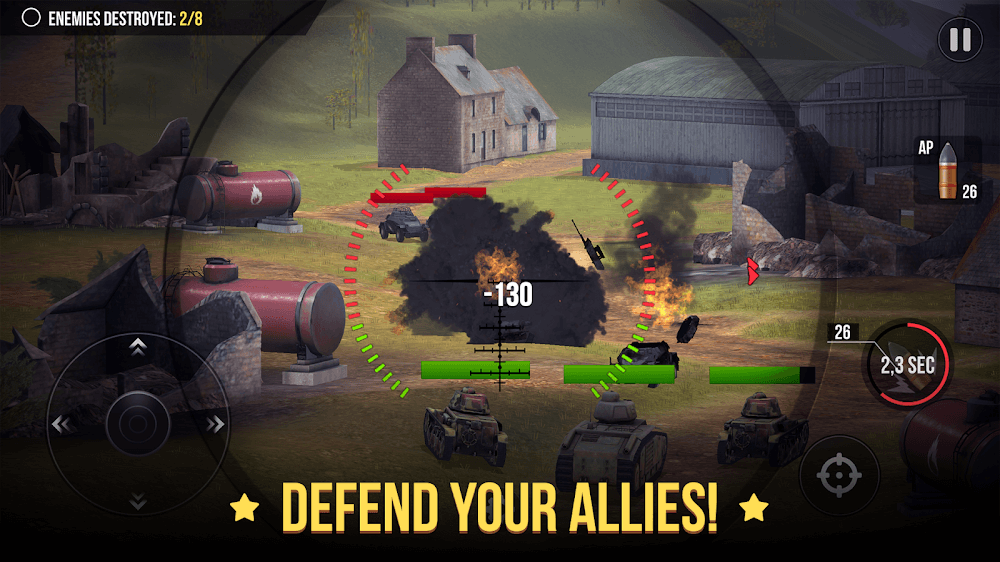 World of Artillery: Cannon gameplay screenshot 7