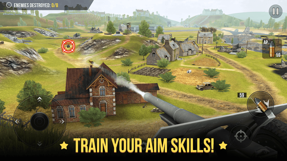World of Artillery: Cannon gameplay screenshot 4