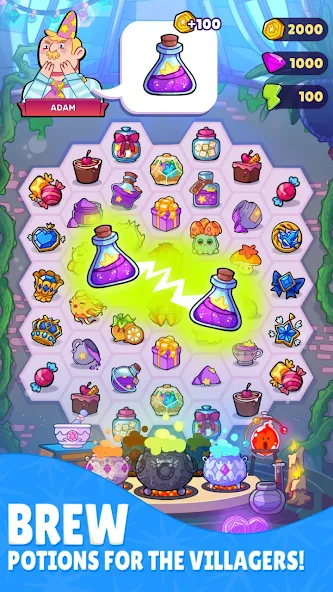 Potion Merge: Tower Mystery screenshot 3